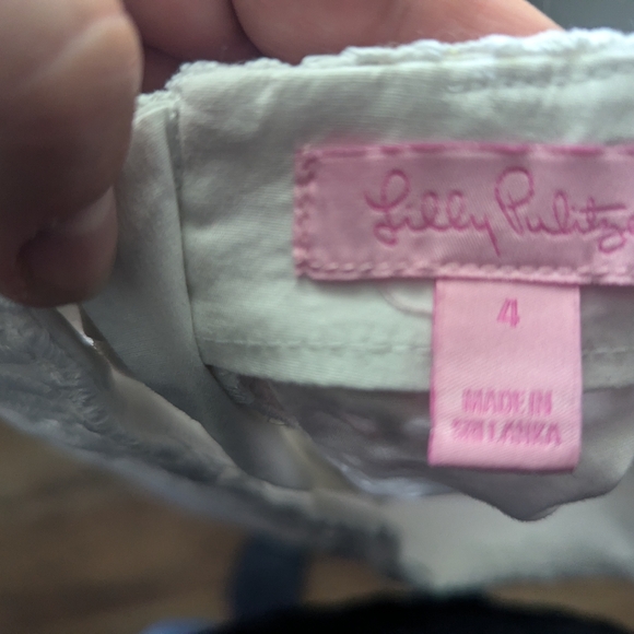 Lilly Pulitzer Marii White Eyelet Skort seashell size 4 - Picture 6 of 6